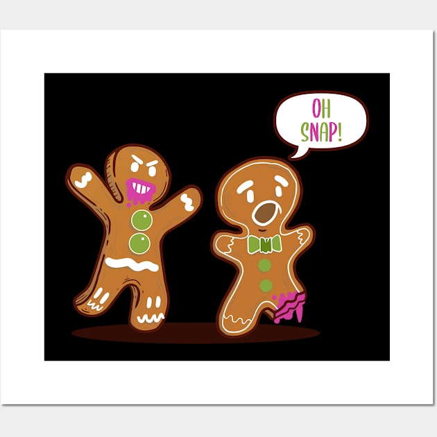 Christmas Baking Gingerbread Gift | Oh Snap Wall Art by MGO Design